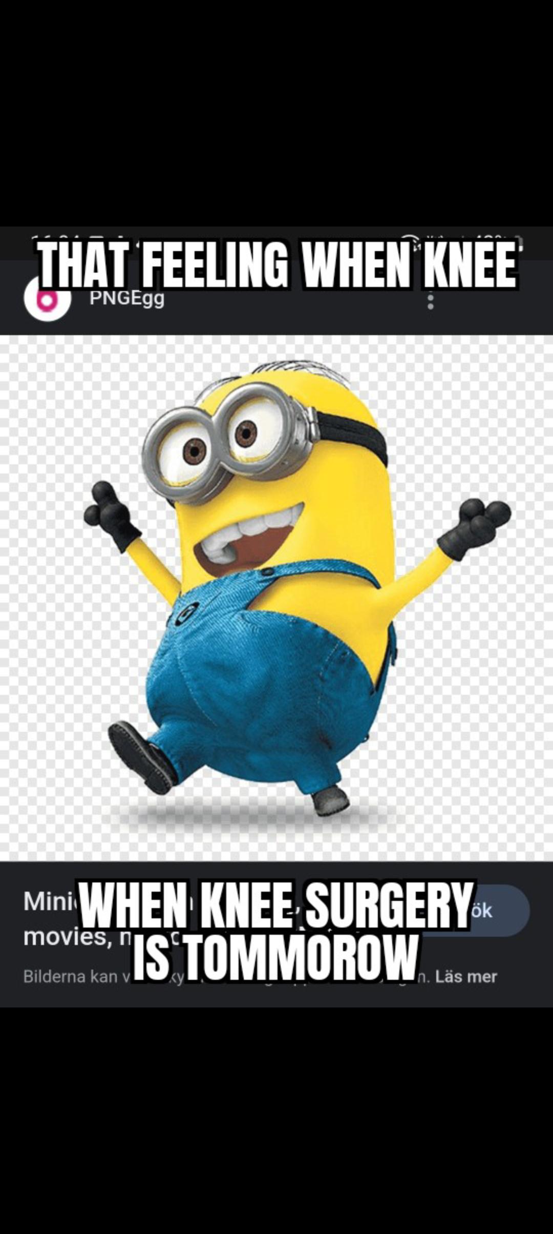 knee surgery memes