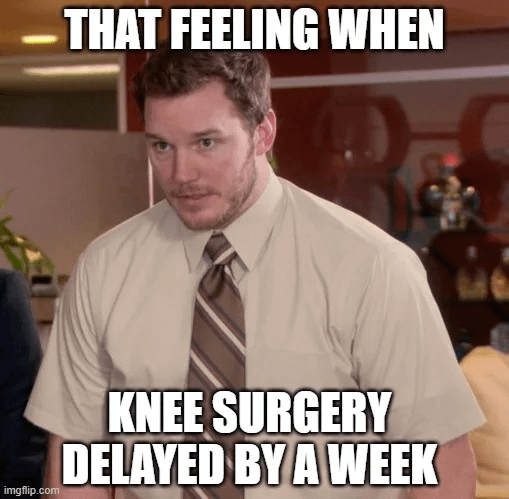 knee surgery memes