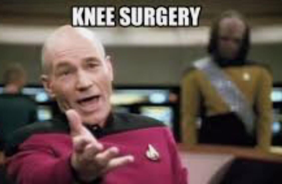 knee surgery memes